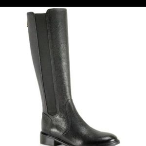 Tory Burch black riding boot